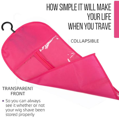 Dustproof Hanging Hair Extension Storage Bags